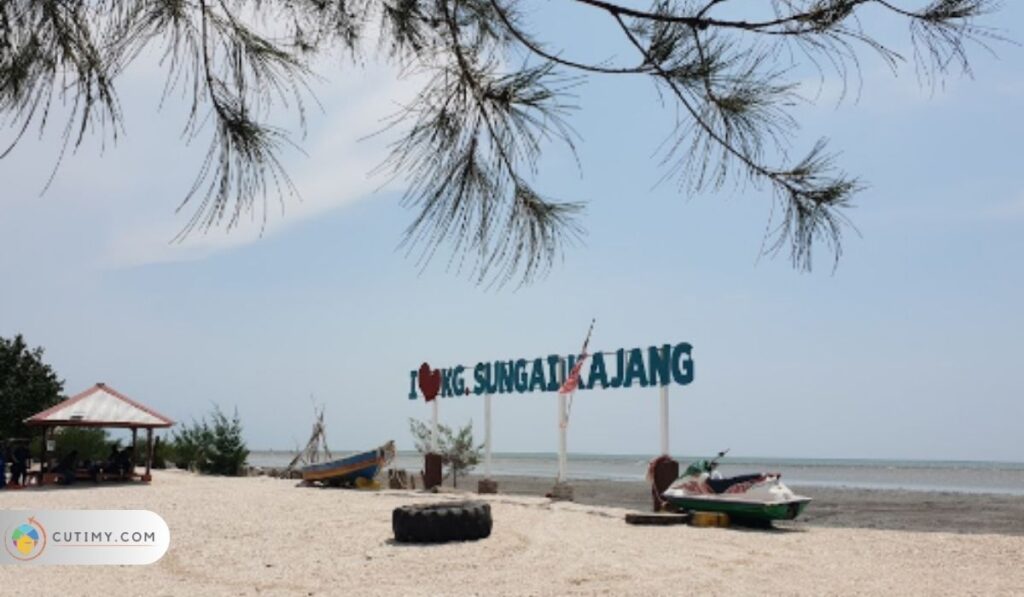 Imej Pantai Sungai Kajang Baru, Tempat Menarik di Tanjung Karang